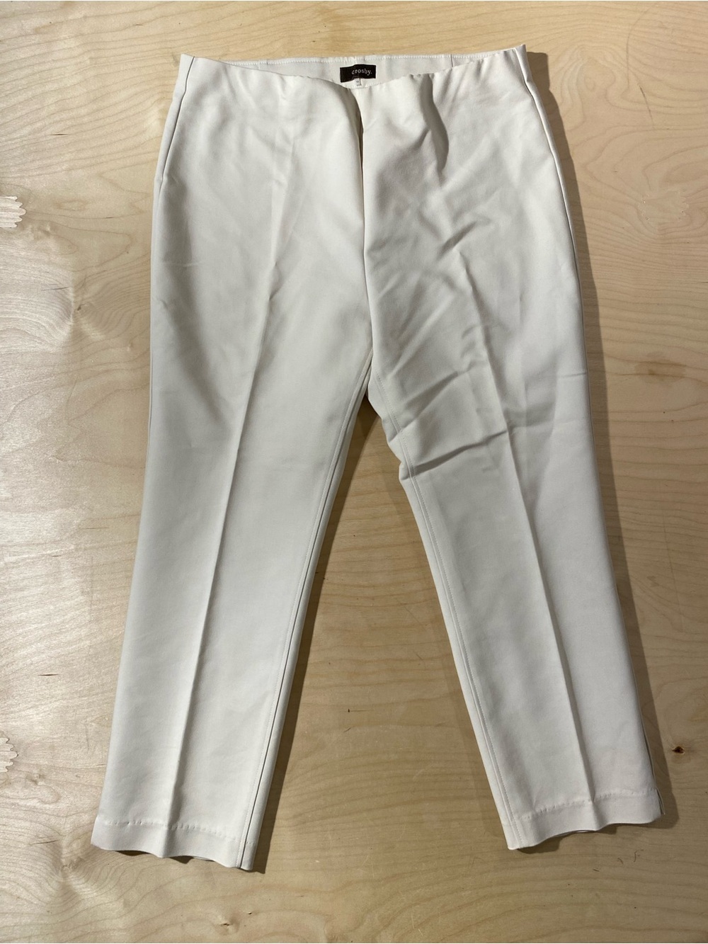 crosby. Beige Straight-Leg Chinos 12 (RT)